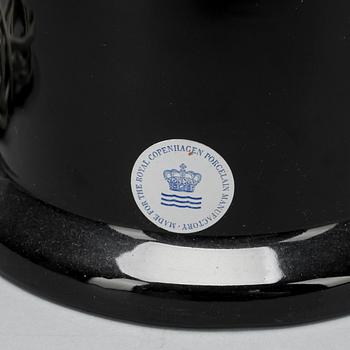 BORDSLAMPA, porslin, Royal Copenhagen, 1900,talets andra hälft.