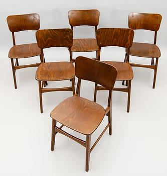 STOLAR, 6 st, Danmark, 1900-talets andra hälft.