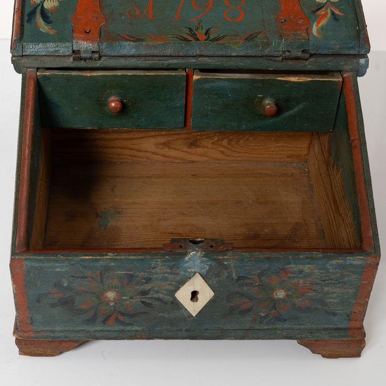 Skrin, allmoge, daterat 1798.
