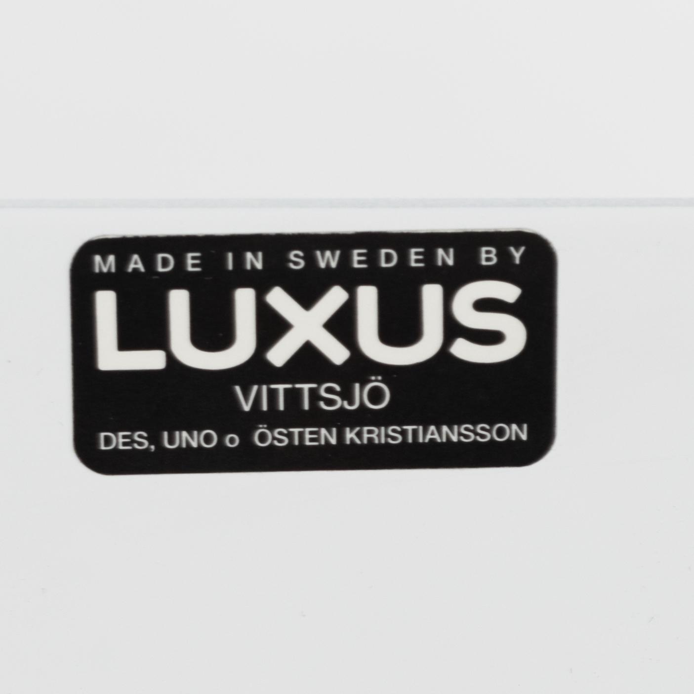 Uno & Östen Kristiansson, a model 538 ceiling light, Luxus, Vittsjö.