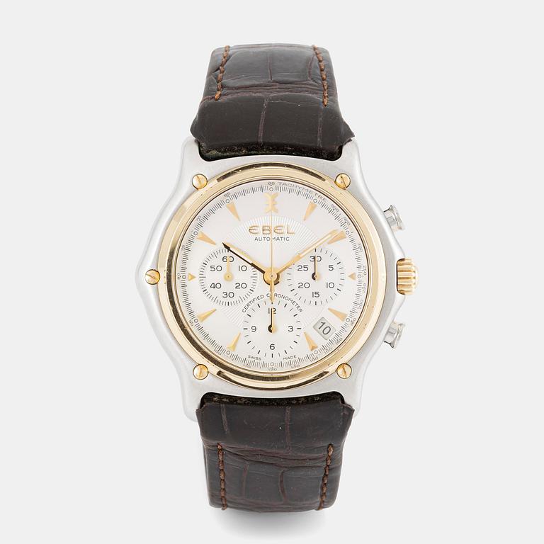 Ebel, 1911, kronograf, wristwatch, 40 mm.