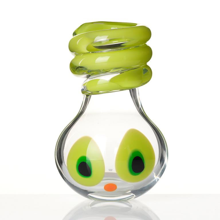 Frida Fjellman, Sculpture, "What's Up? Nothing Much", Kosta Boda, lim. ed 100.