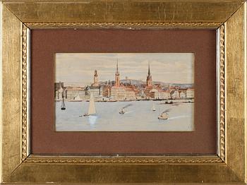 PER WICKENBERG, akvarell, monogramsignerad P.W.