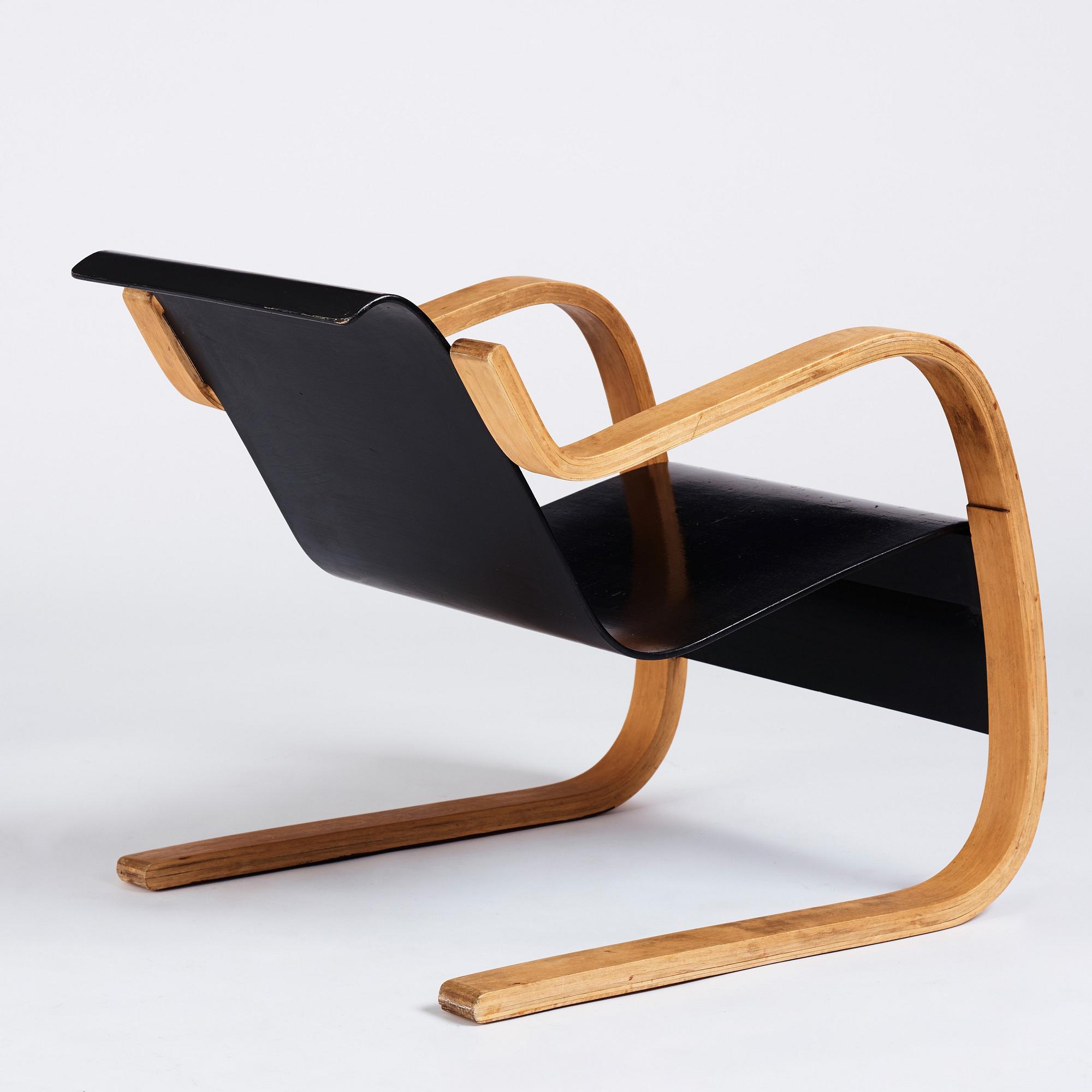 Alvar Aalto, a 'model 31' armchair, produced by O.y Huonekalu-ja Rakennustyötehdas, Finland or Aalto Design, Swedish Artek Hedemora.