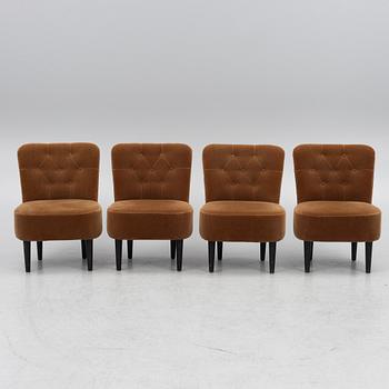 Four 'Prince Piqué' lounge chairs, DeNona.