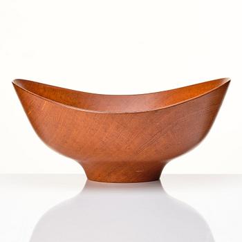 Finn Juhl, a teak bowl, Kay Bojesen, Denmark 1950s.