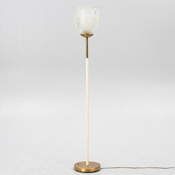 Bo Notini, a Swedish Modern floor lamp, Glössner & Co, Stockholm, 1940s.