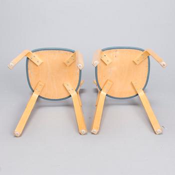 ALVAR AALTO, Two late 20th century  '69' Chairs for Artek,