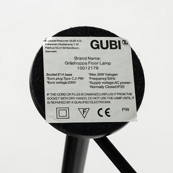 Greta Magnusson Grossman, golvlampa, "Grashopper", GUBI, Danmark.