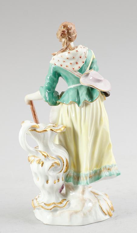 FIGUR, porslin, Meissen, 1900-talets mitt.
