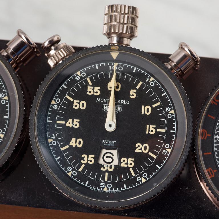 HEUER, Super Autavia Monte Carlo, "Triple Set".