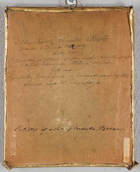 FREDERIKA BREMER, akvarellerad teckning, monogramsign, 1800-talets första hälft.