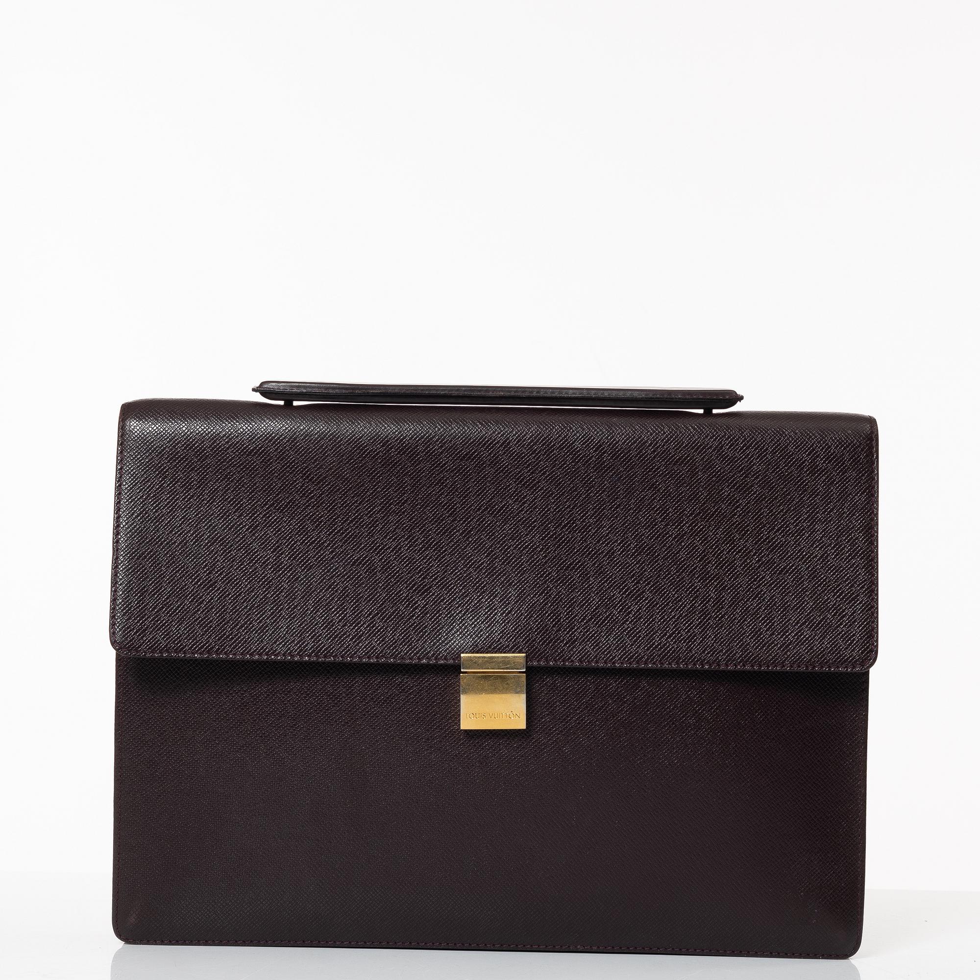 Louis Vuitton, briefcase, "Taiga Porte-Document Angara", 2001.