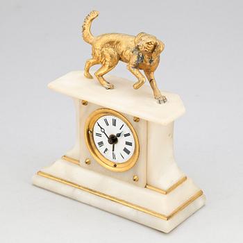 BORDSUR, alabaster, Frankrike 1800-talets andra hälft.