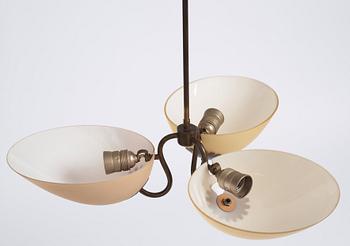 Harald Notini, a ceiling lamp, model '11263/A', Arvid Böhlmarks Lampfabrik, Sweden, 1940s.