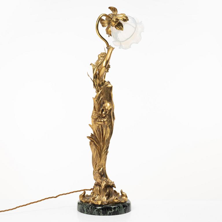 Table lamp, Art Nouveau style, 20th century.