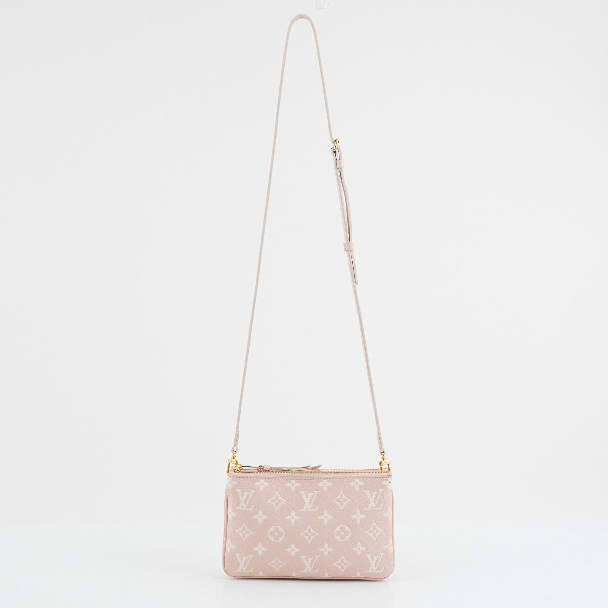 Louis Vuitton, a 'Pochette Double Rose Edition Limitée' bag, 2022.