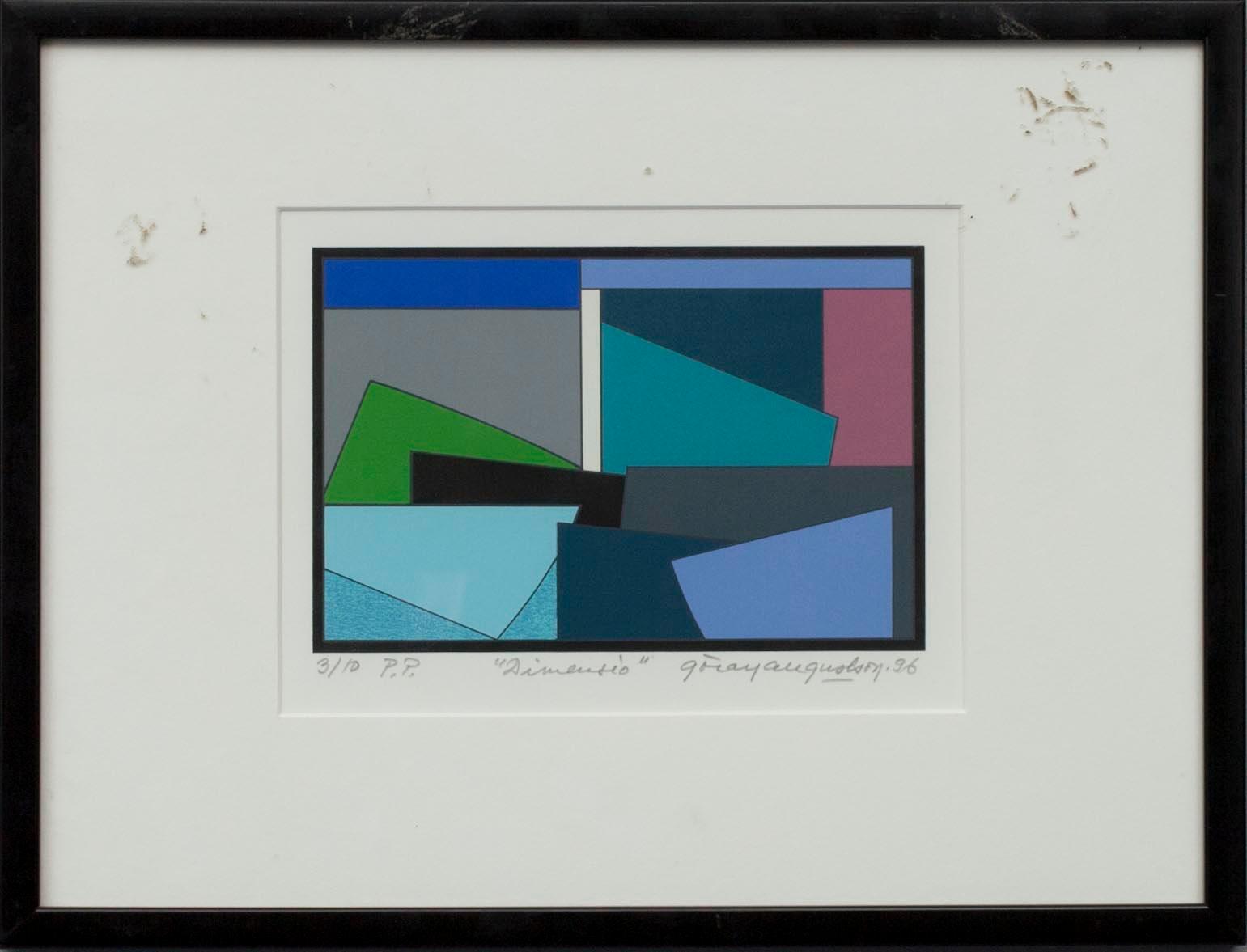 GÖRAN AUGUSTSON, serigrafi, sign. och dat. -96, numr. 3/10 P.P.