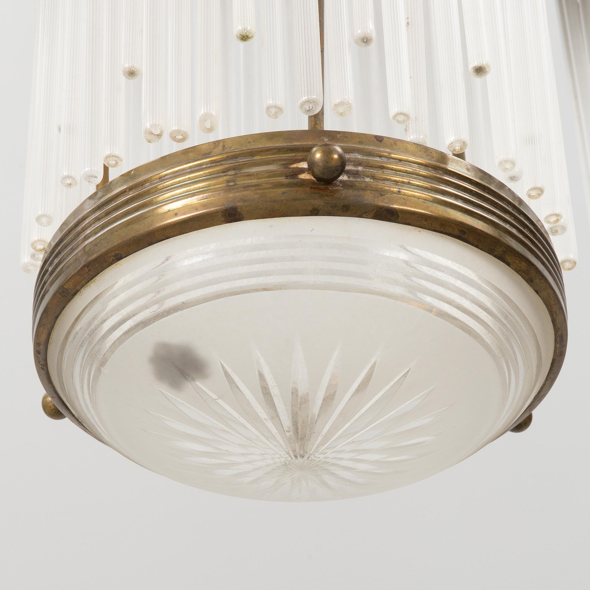 Taklampa, jugend, 1900-talets början.