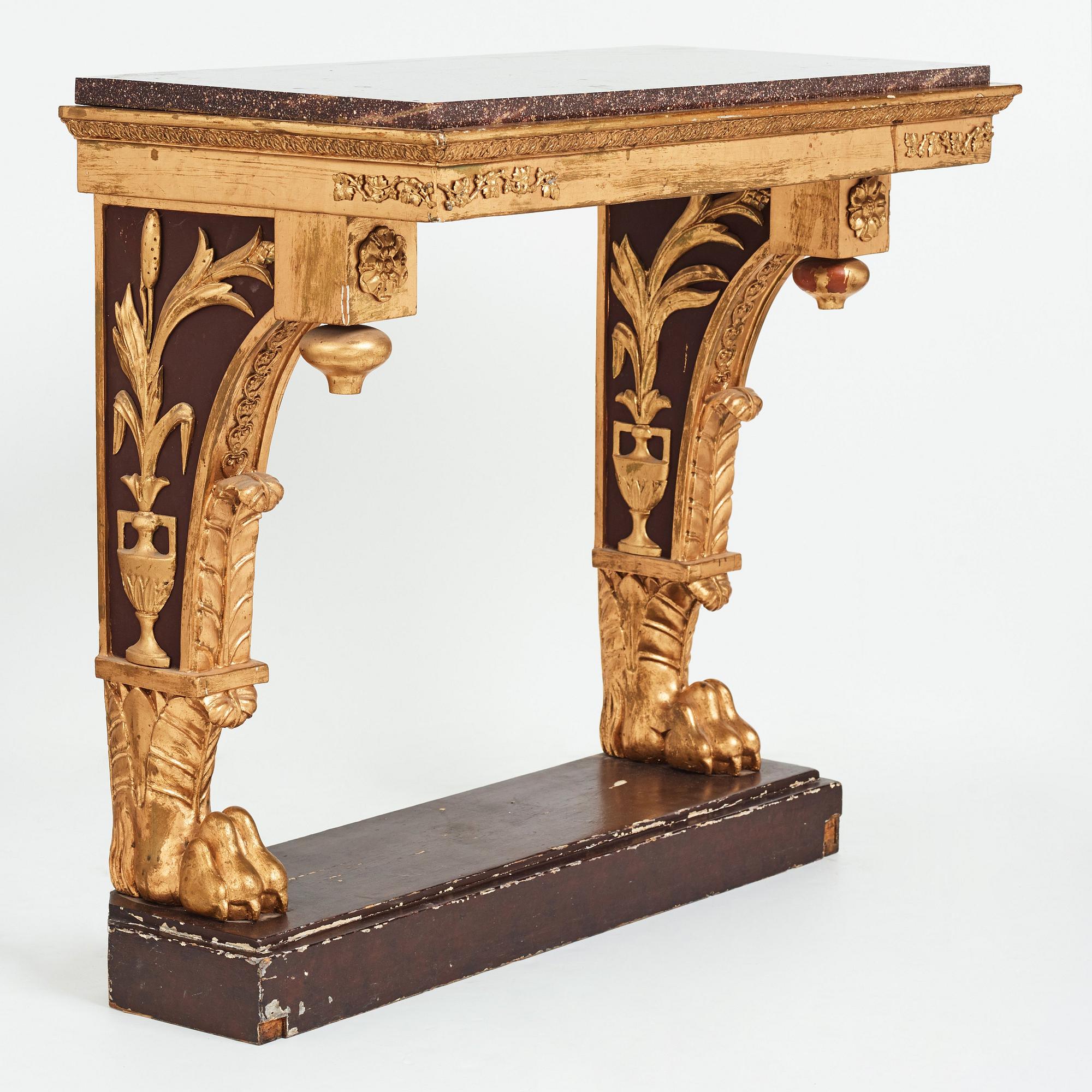 KONSOLBORD. Stockholmsarbete 1800-talets början, Empire.