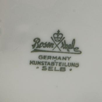 MH Fritz/ G Oppel figurines 5 pcs Rosenthal Germany mid-20th century porcelain.