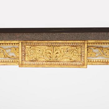 Konsolbord, av Pehr Ljung (1743-1819) bildhuggare i Stockholm, Sengustavianskt.