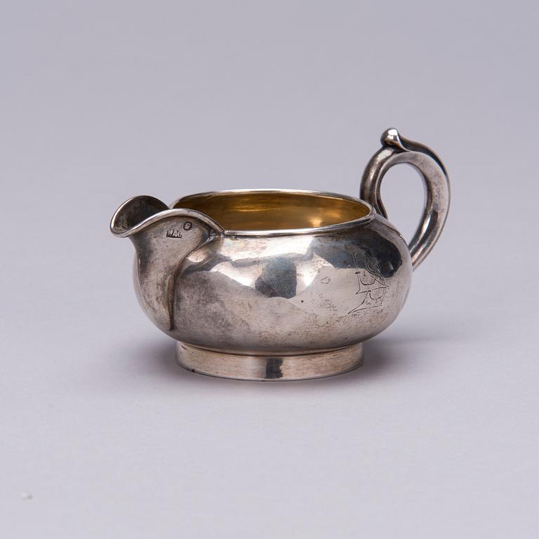 GRÄDDSNÄCKA, silver, Moskva 1893. Vikt 91 g.