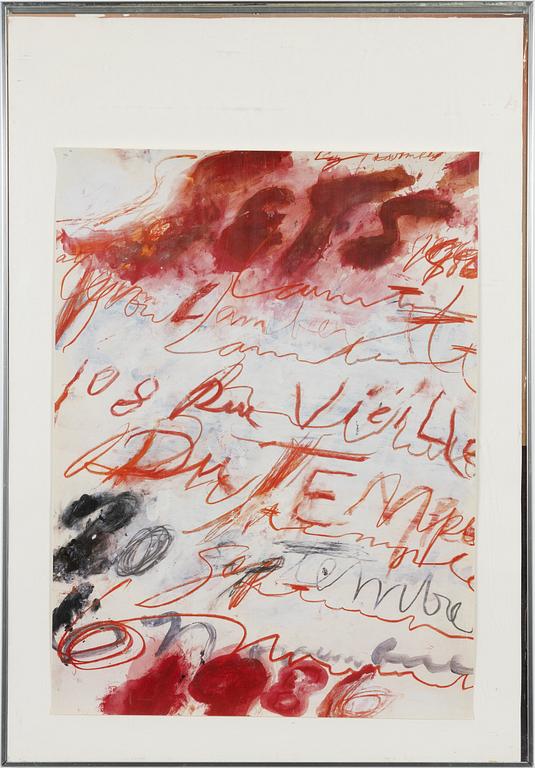 Cy Twombly, after, Untitled.