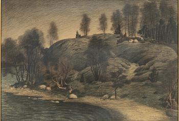 Oskar Bergman, Near the Hill.