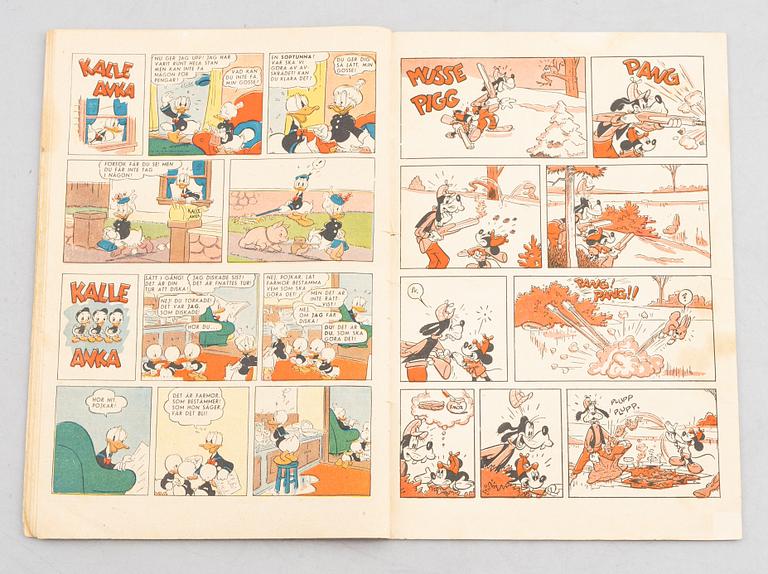 Comic book, "Donald Duck & Co", no. 1, 1948.