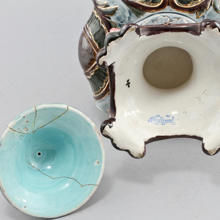 LOCKURNA, porslin, Rörstrand, sekelskiftet 1800/1900.