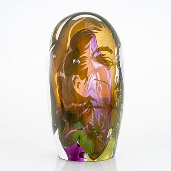Tommi Ketonen, glass sculpture, 'Representative until the very end', signed Tommi Ketonen 2022, Nuutajärvi.
