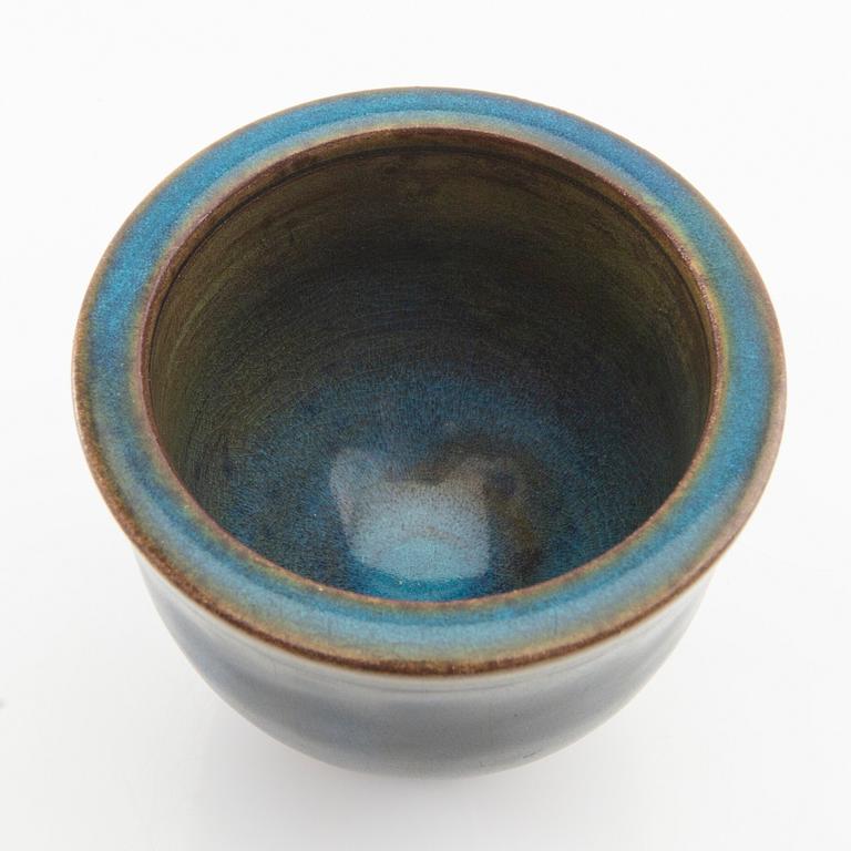 Wilhelm Kåge, Wilhelm Kåge, a Farsta stoneware vase, Gustavsberg Studio, signed and dated 6 March 1949.