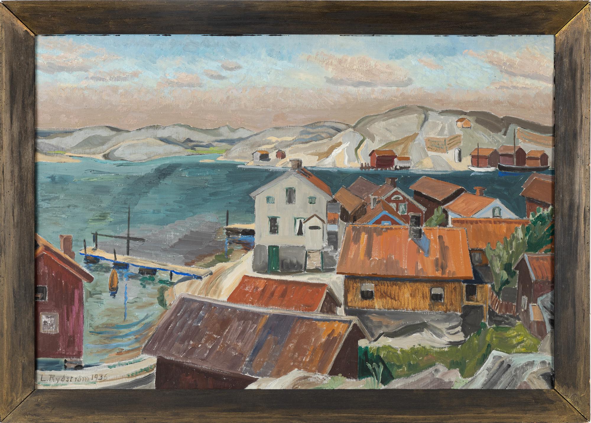 Lilly Rydström-Wickelberg, olja på duk, signerad och daterad 1936.