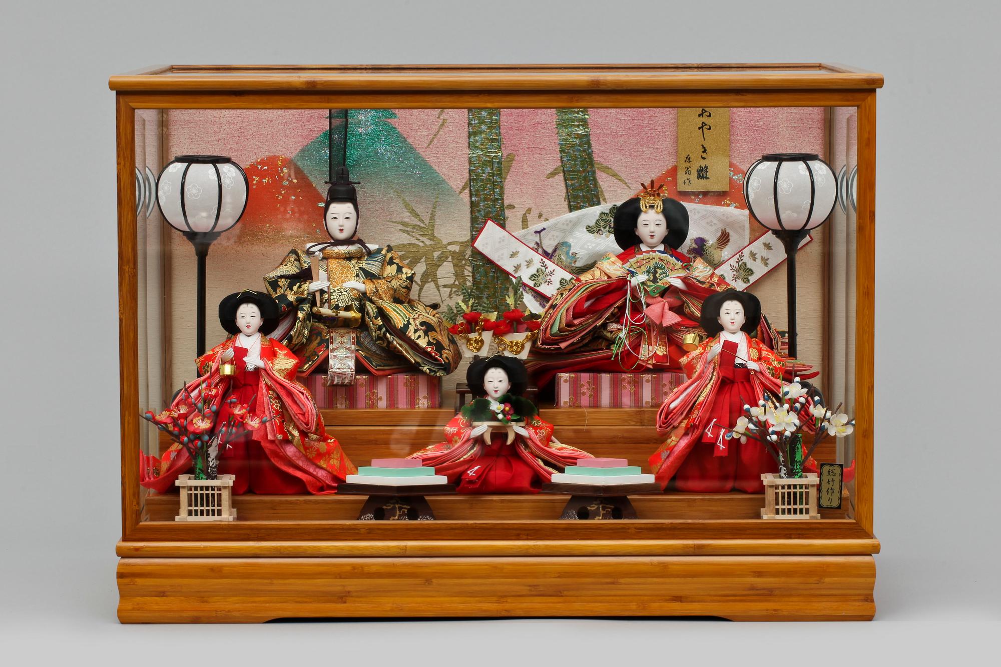 DOCKSKÅP, Hina Matsuri, Japan. 1900-talets andra hälft.