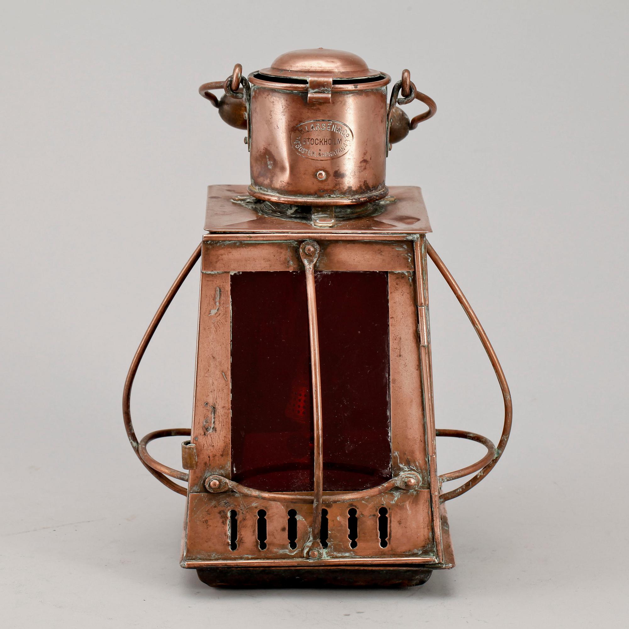 FOTOGENLYKTA med GLAS. J.C.Larsen & Co. Stockholm, 1900-talets första hälft.