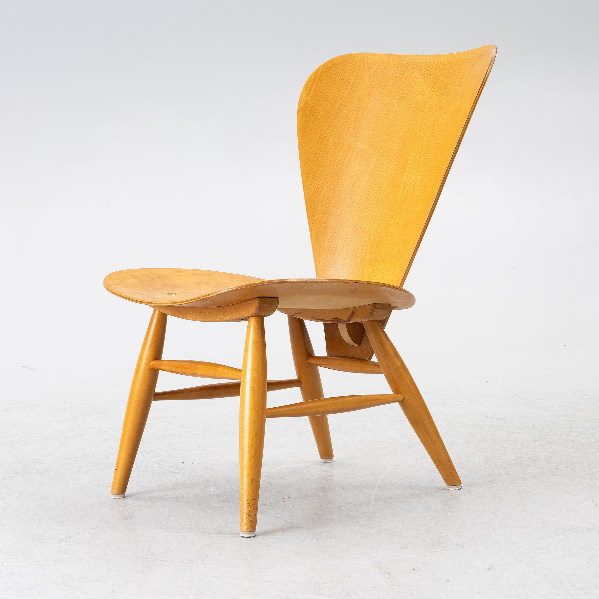 Bengt Ruda, armchair, Nordiska Kompaniet, Sweden, 1950s.