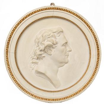 Johan Tobias Sergel, after, Medallion depicting Admiral Fredric Henric af Chapman.