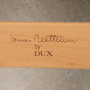 Bruno Mathsson, armchair with footstool, "Pernilla", Dux.