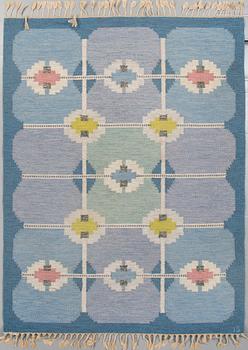 A flatweave by Ingegerd Silow, signed IS, second half of the 20th century, 232 x 170 cm.