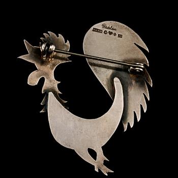 BROSCH, silver, Rahlens, Borås, 1950. Vikt 9 g.