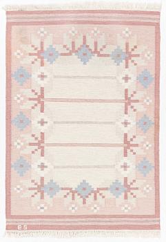 Matta, rölakan, signerad ES, ca 200 x 140 cm.