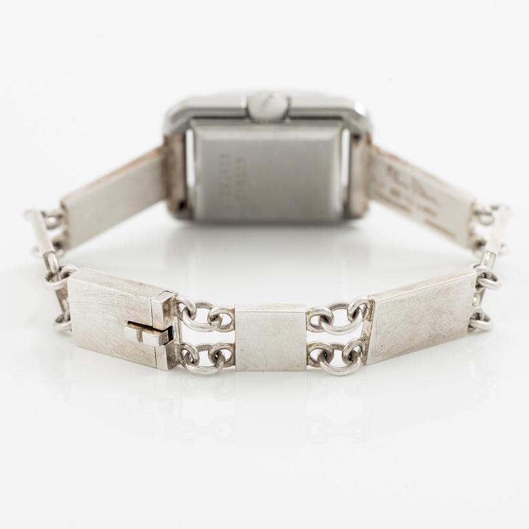 Wiwen Nilsson, a wristwatch, silver, Lund 1964.