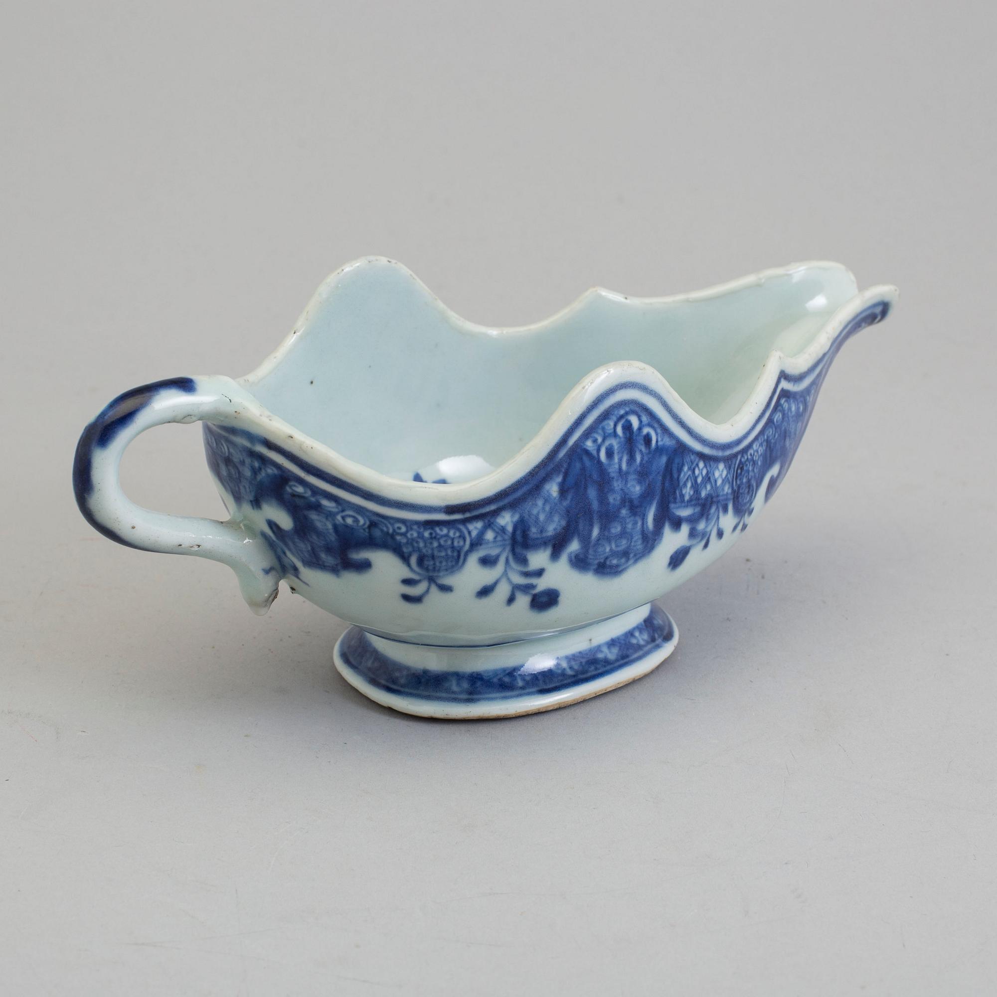 SÅSSNIPA, kompaniporslin. Qingdynastin, Qianlong (1736-95).