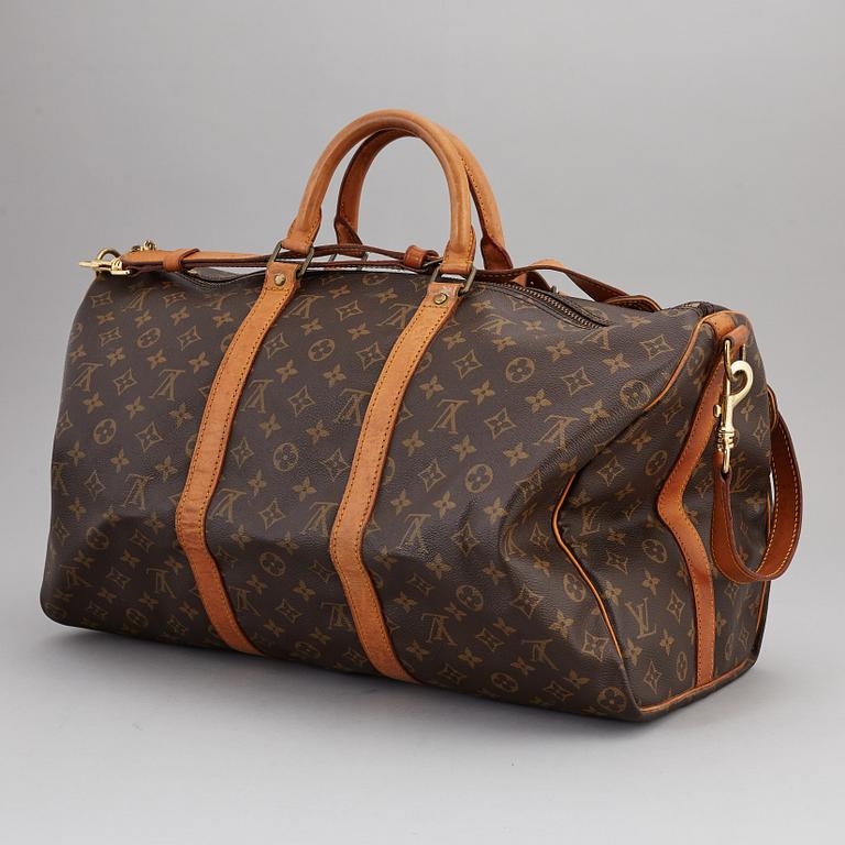 LOUIS VUITTON, weekendbag, 'Monogram Keepall Bandouliere 50'.