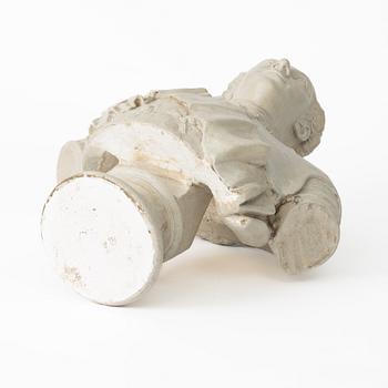 Johan Tobias Sergel, after, a plaster bust of king 'Gustav III' of Sweden, early 20th century.