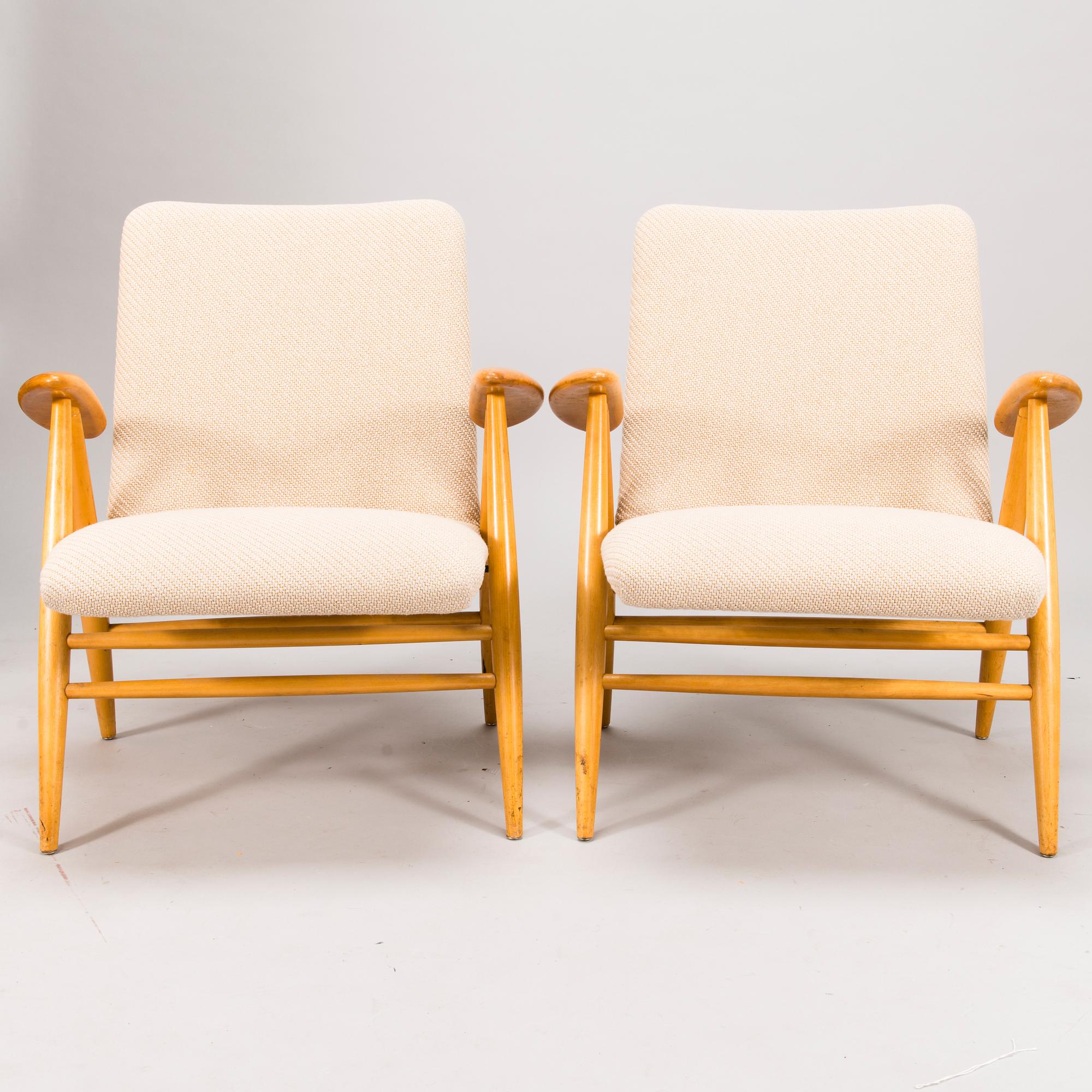 Ilmari Tapiovaara, Nojatuolipari, 2468, "Eve", Asko. Suunniteltu 1960.