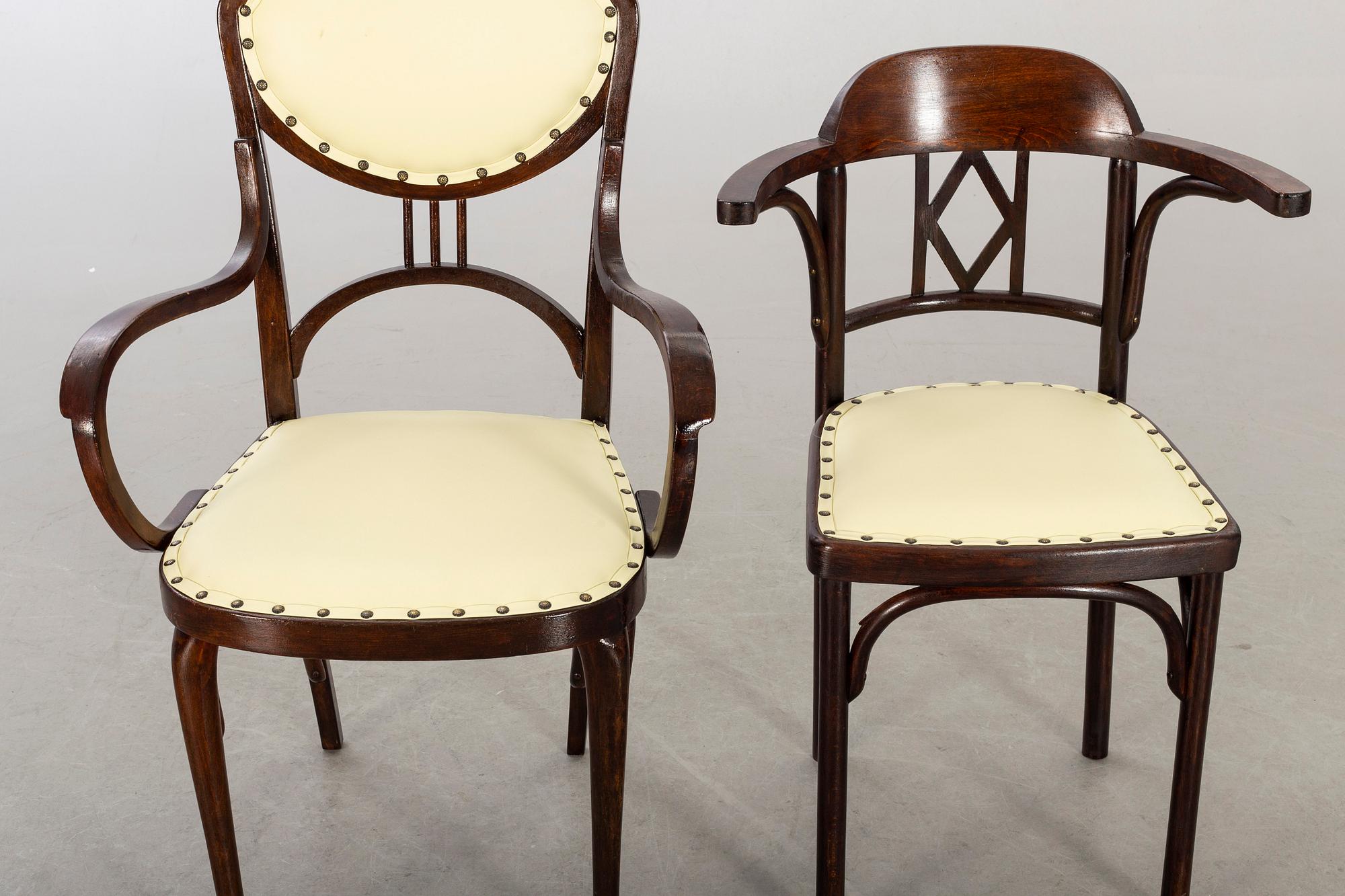 KARMSTOL samt STOL delvis Thonet, 1900-talets början.
