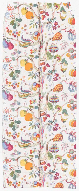 Josef Frank, curtain, "Vegetable Tree", Svenskt Tenn.