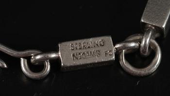 ARMBAND, silver, Wiven Nilsson.